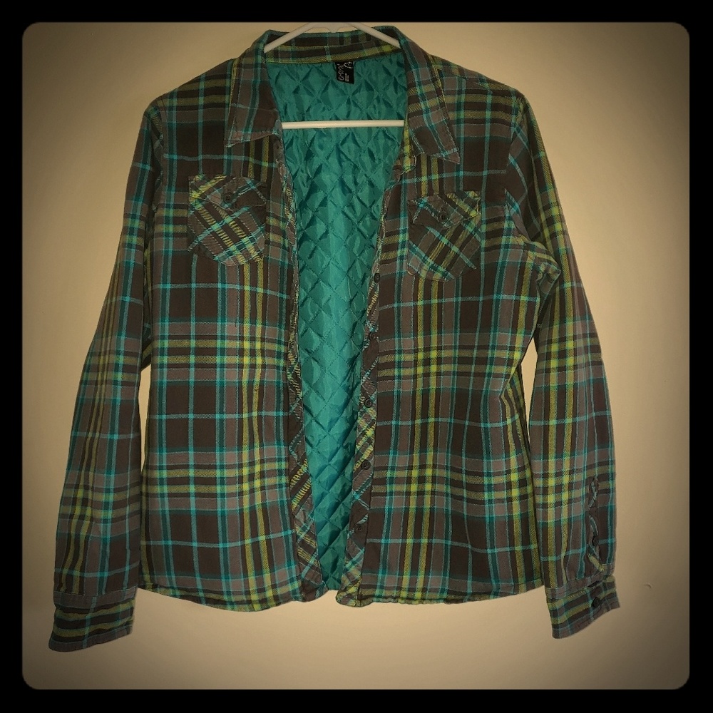 Empyre Women's Plaid Collar Jacket